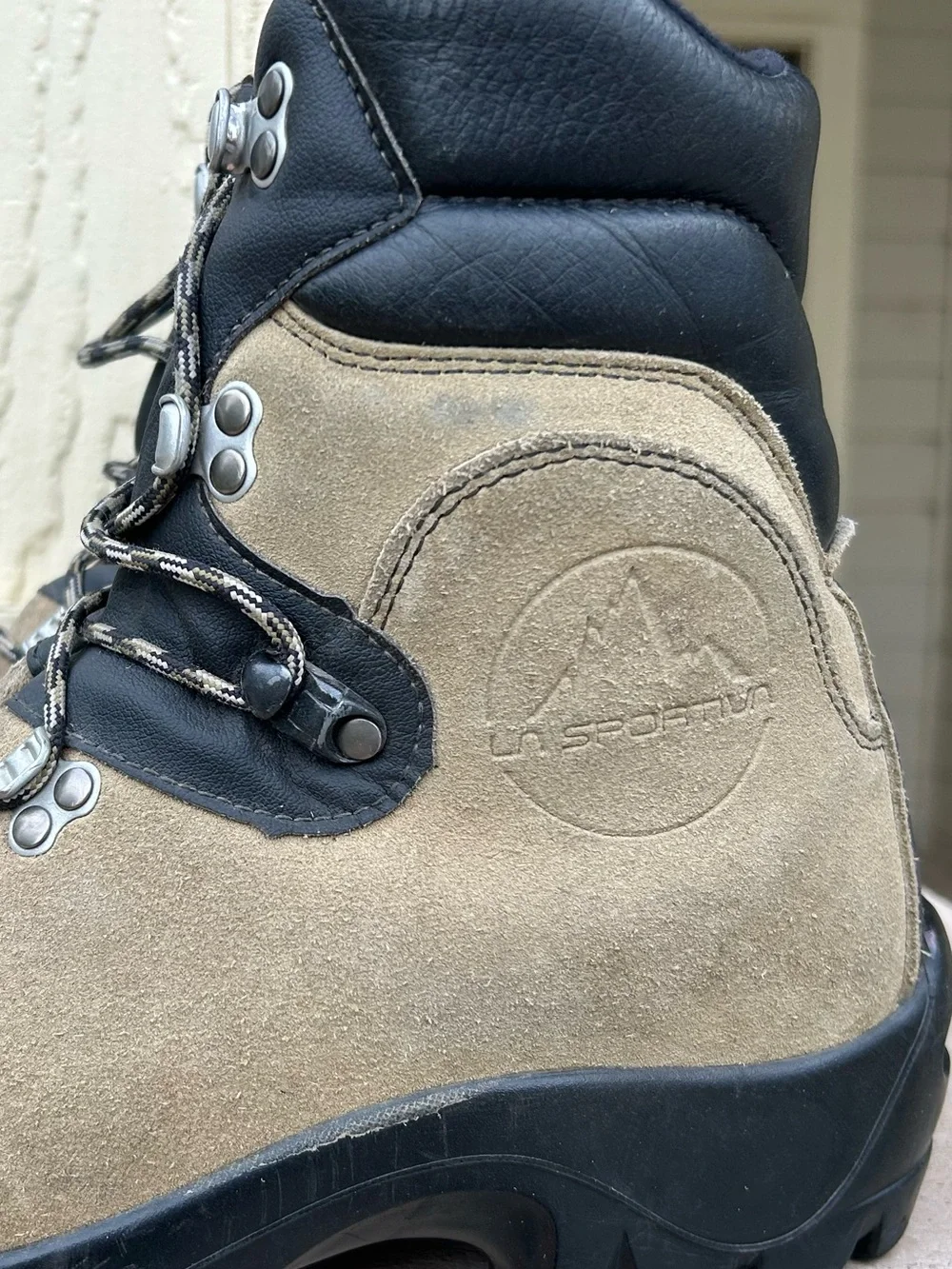 Mens La Sportiva Glacier WTF Roughout Leather Mountaineering Hiking Boots 9.5